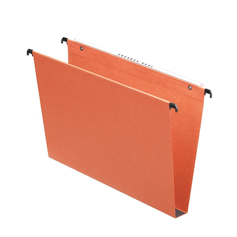 Esselte Orgarex Orange 30mm Suspension Files (Pack of 50)