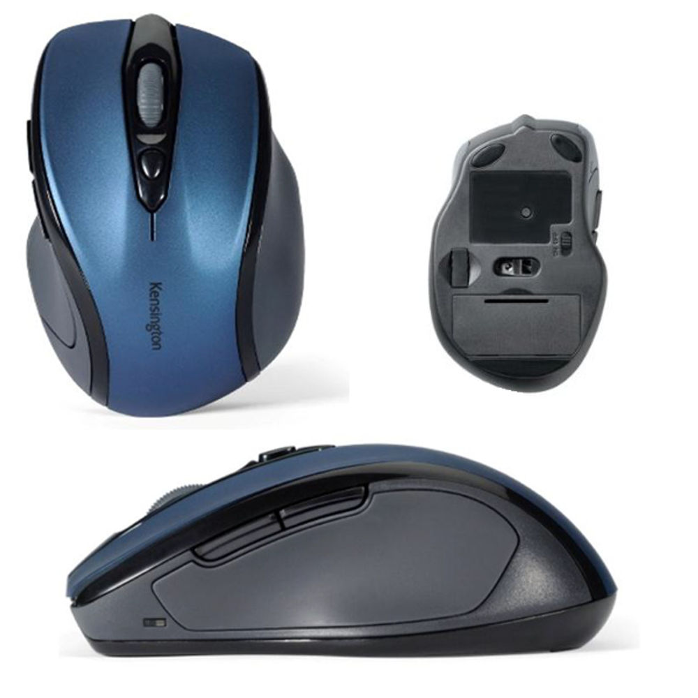 Kensington Pro Fit Blue Mid-Size USB Wireless Mouse