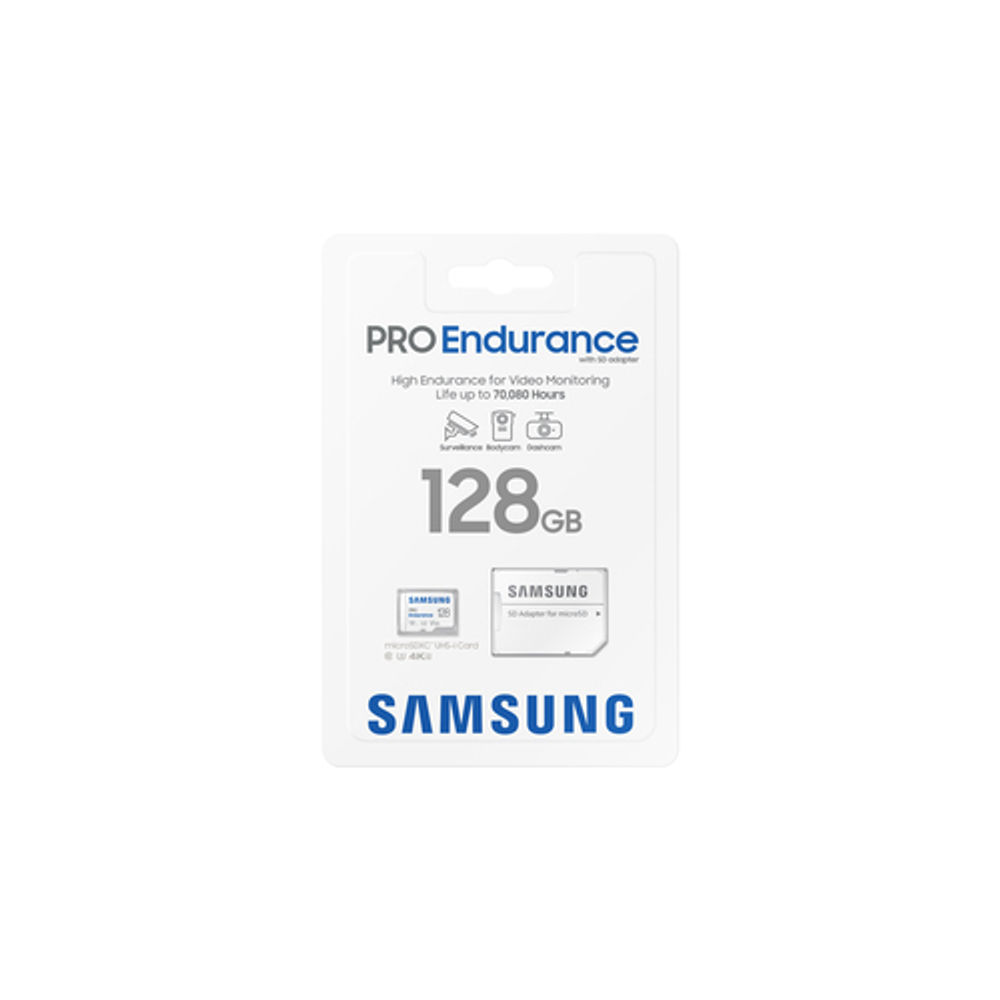 Samsung PRO Endurance MicroSDXC Card UHS-I Class 10 128GB White