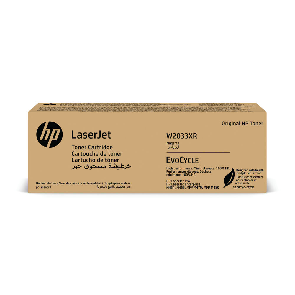 HP 415X Original EvoCycle LaserJet Toner Cartridge High Yield Magenta W2033XR