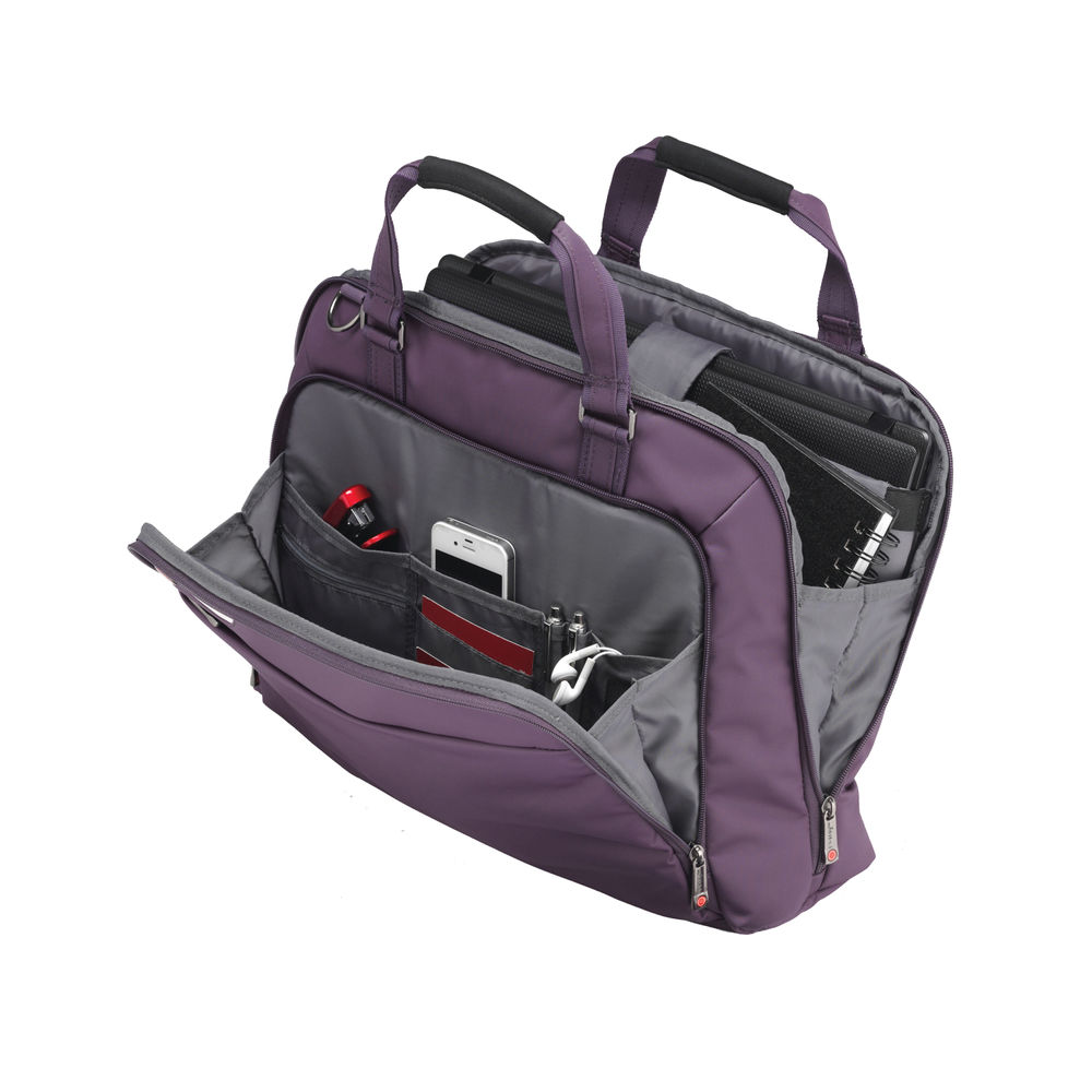 i-stay 15.6 Inch Purple Ladies Laptop Bag