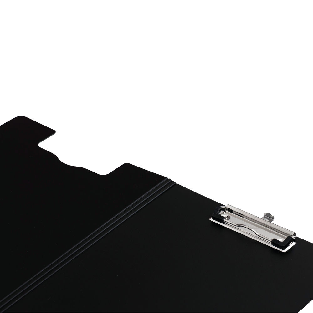 Q-Connect Clipboard Foam Foldover A4 Black