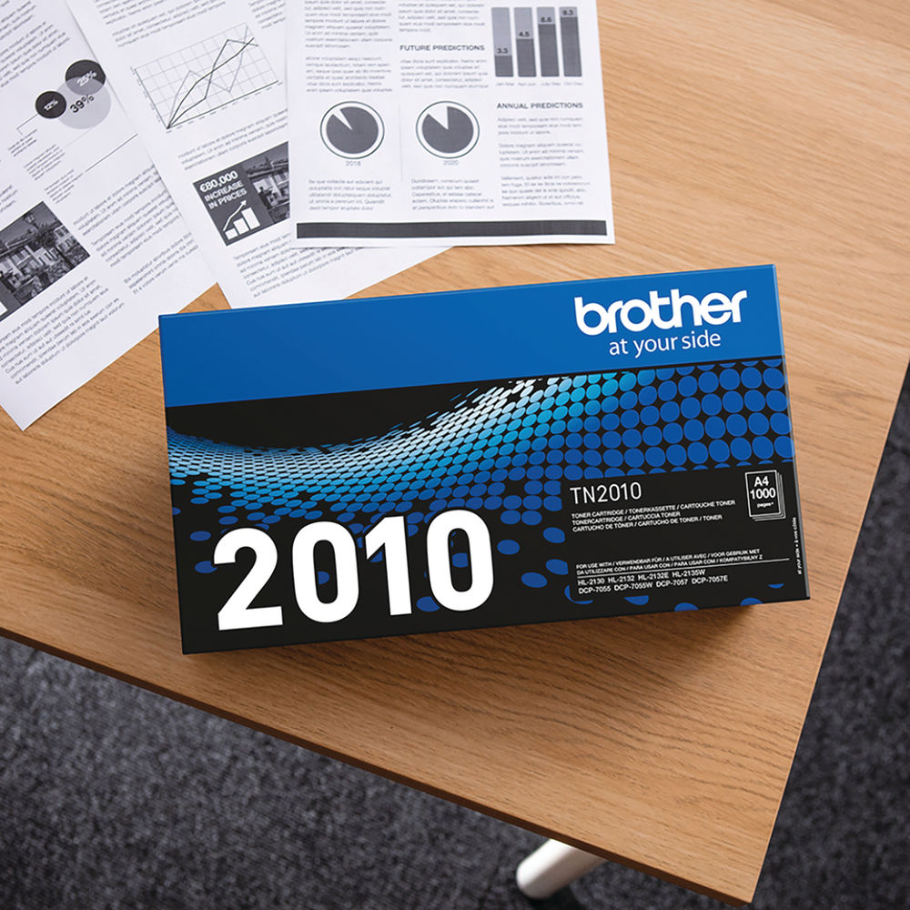 Brother TN2010 Black Toner Cartridge - TN2010