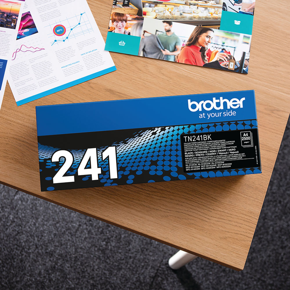 Brother TN241BK Black Toner Cartridge - TN241BK