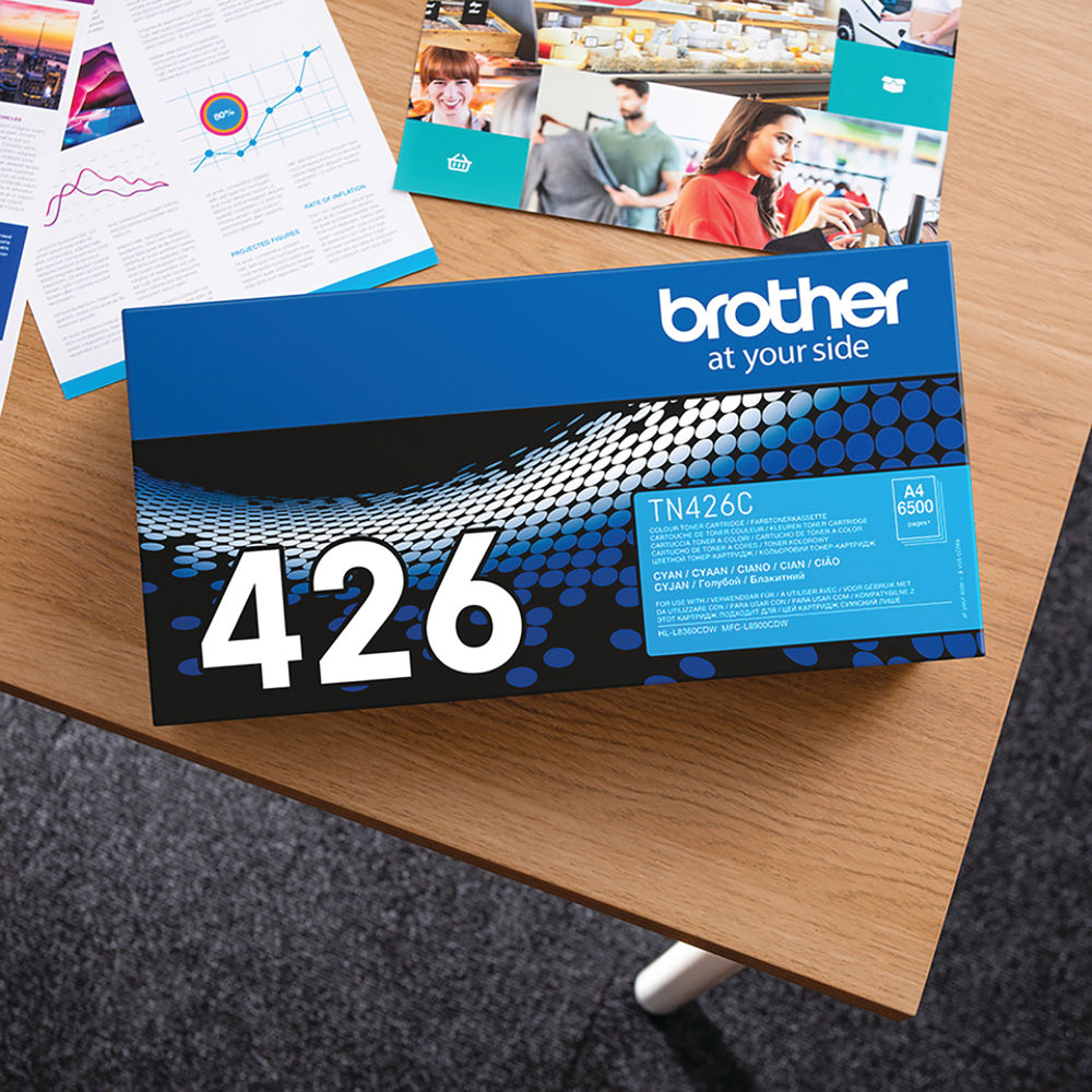 Brother 426 Cyan High Yield Toner Cartridge - TN426C