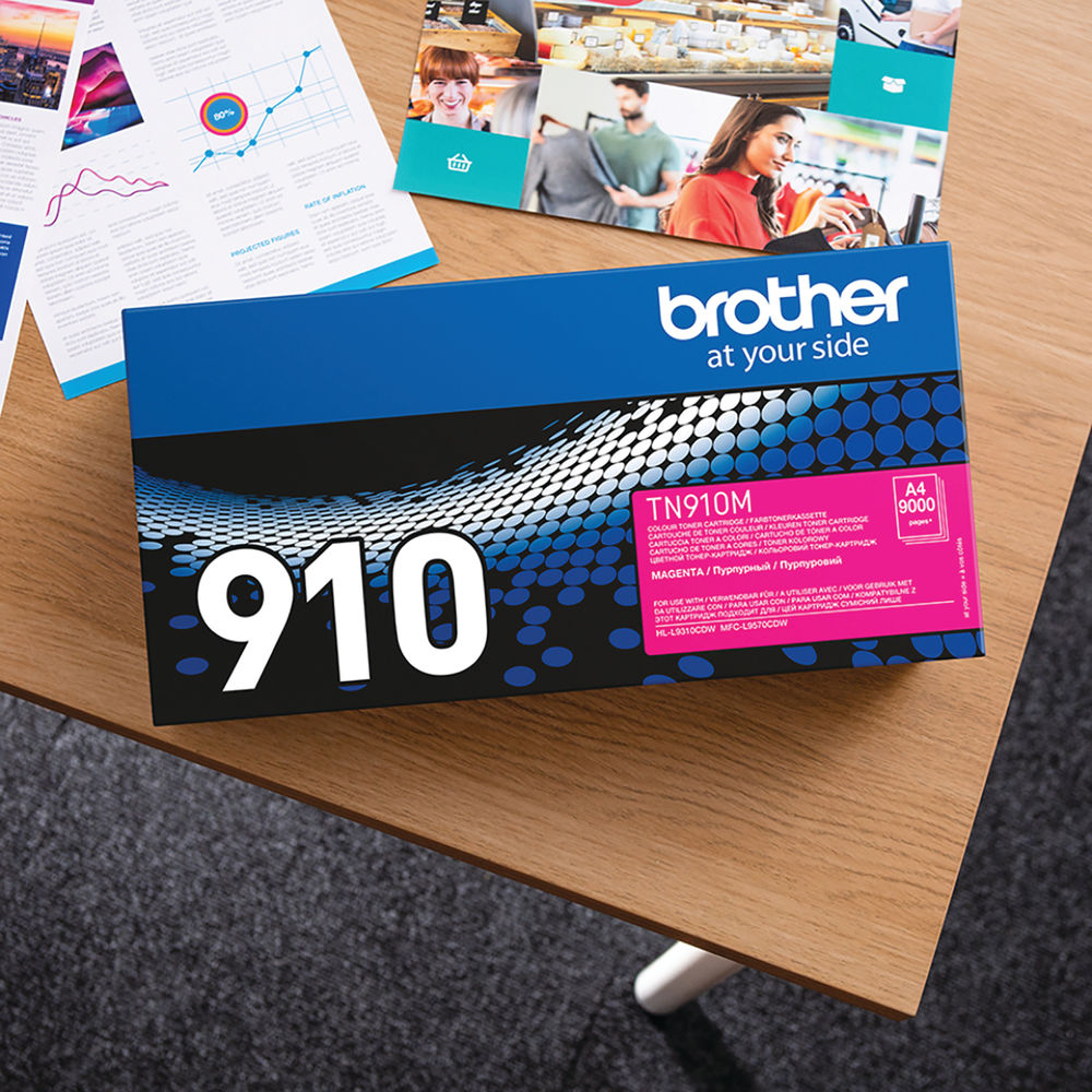 Brother TN910M Ultra High Capacity Magenta Toner Cartridge - TN910M