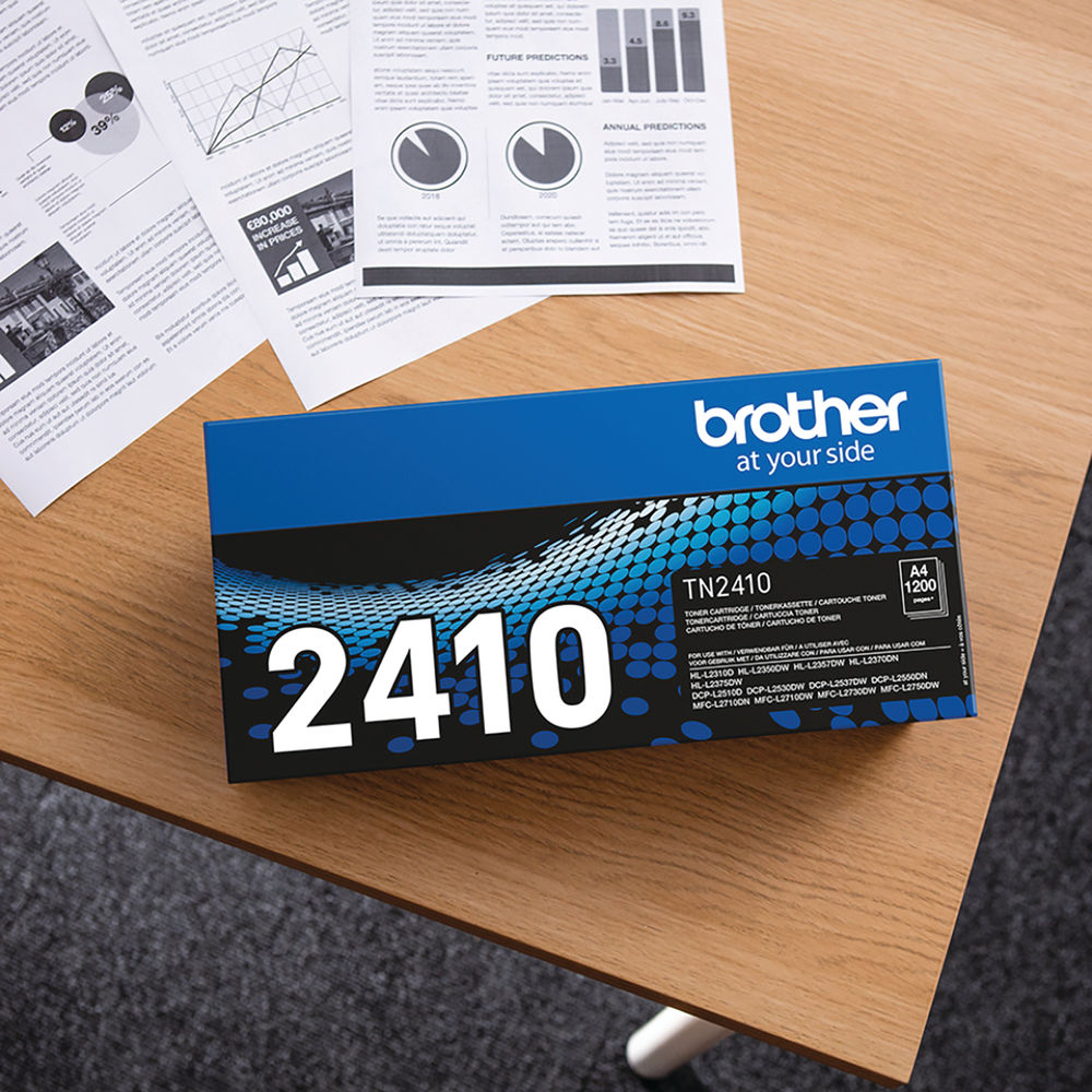 Brother TN2410 Black Toner Cartridge - TN2410