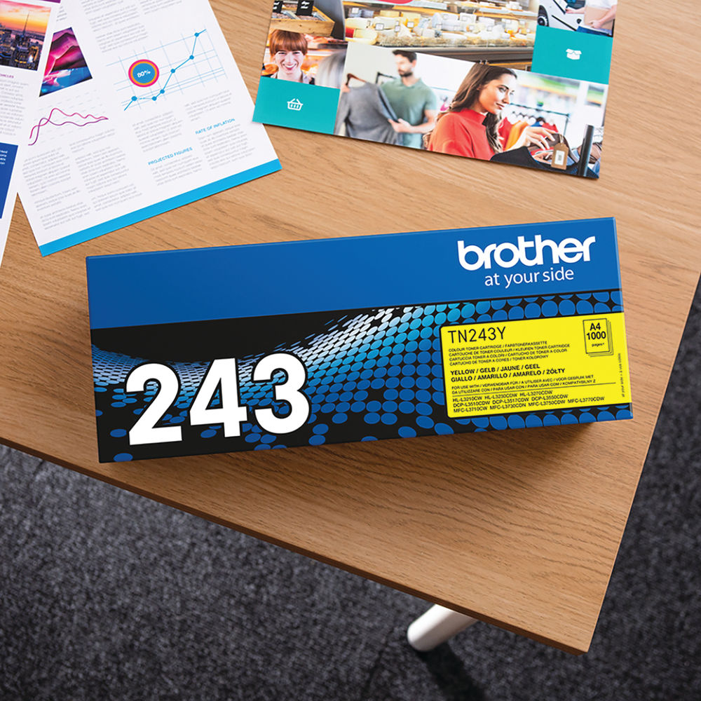 Brother 243 Yellow Toner Cartridge - TN243Y