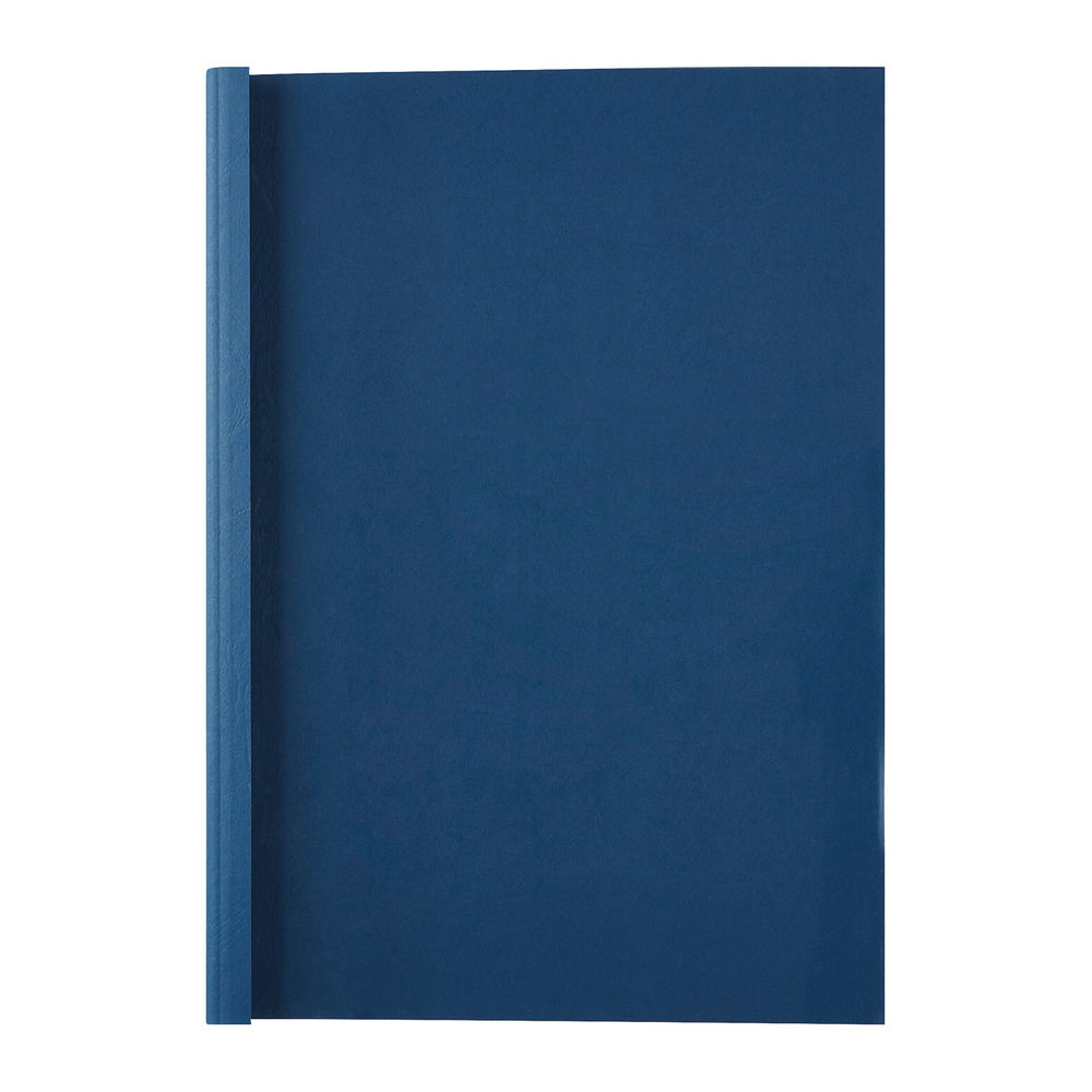 GBC LeatherGrain ThermaBind A4 Cover 1.5mm Blue (Pack of 100) IB451003