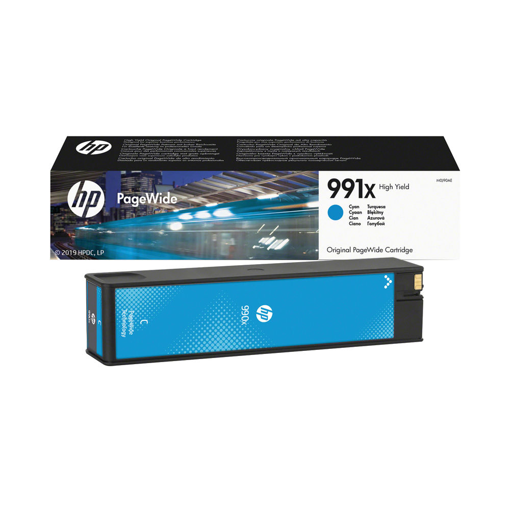 HP 991X High Capacity Cyan Ink Cartridge | M0J90AE