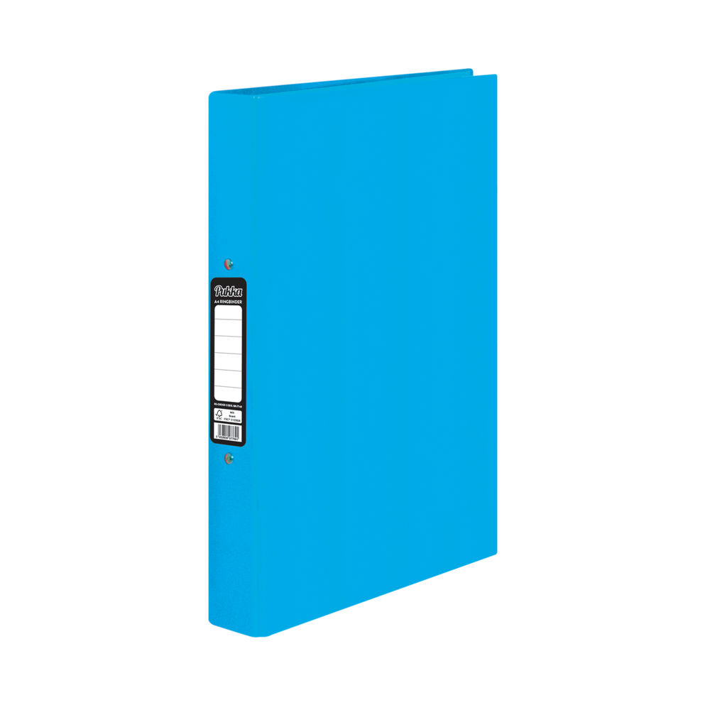 Pukka Brights Ringbinder A4 Blue (Pack of 10)