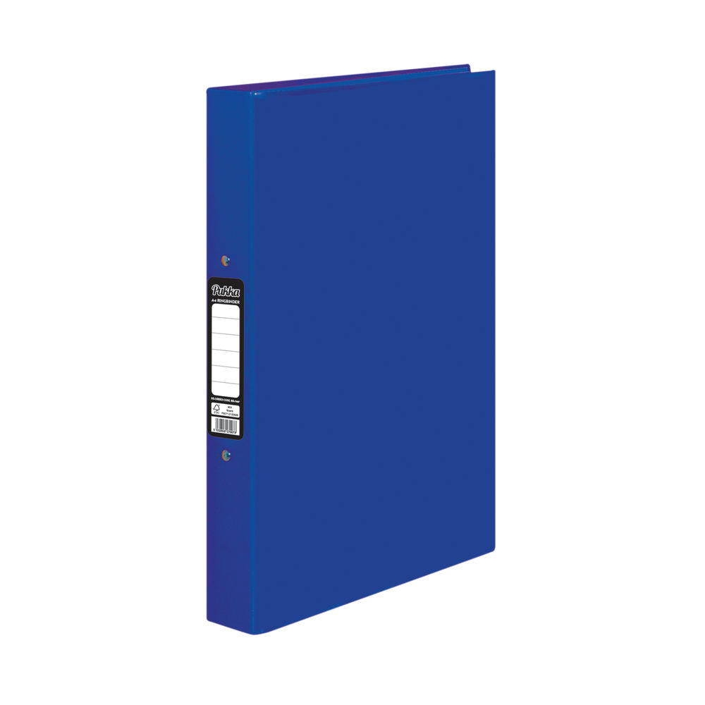 Pukka Brights Ringbinder A4 Navy (Pack of 10)