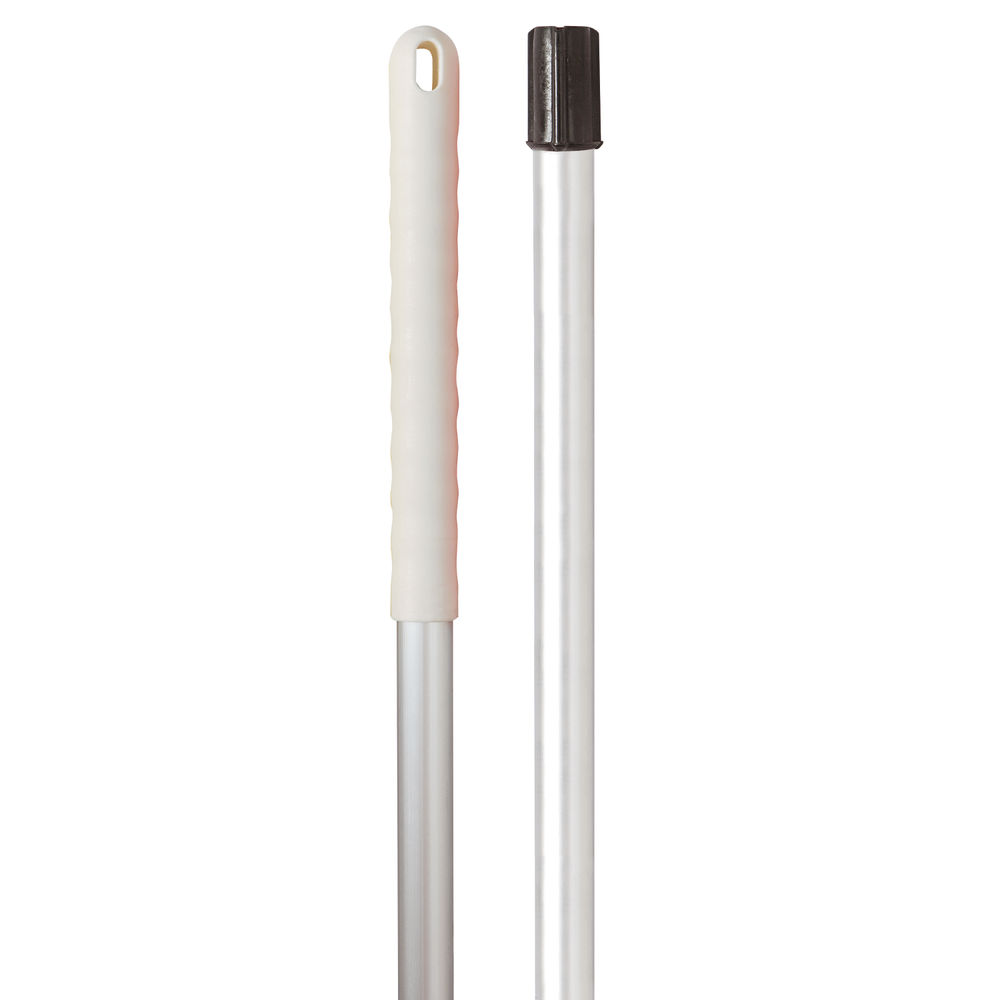 Exel 54 Inch/137cm Mop Handle Aluminium/White 103171