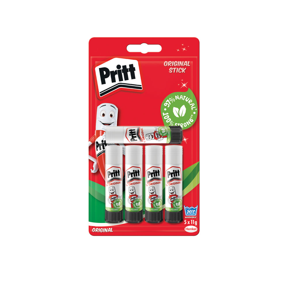 Pritt Stick Glue Stick 11g (Pack of 5)