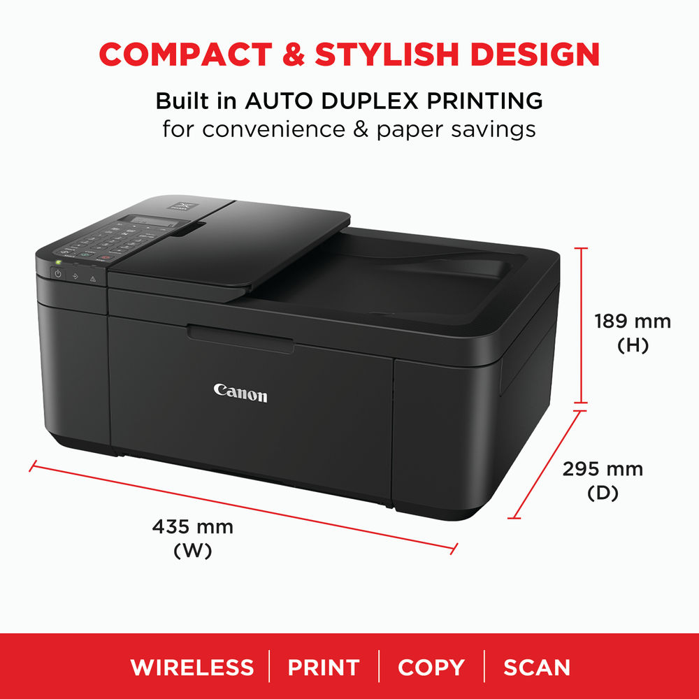 Canon PIXMA TR4750i All-in-1 A4 Colour Wireless Inkjet Photo Printer Black 5074C008