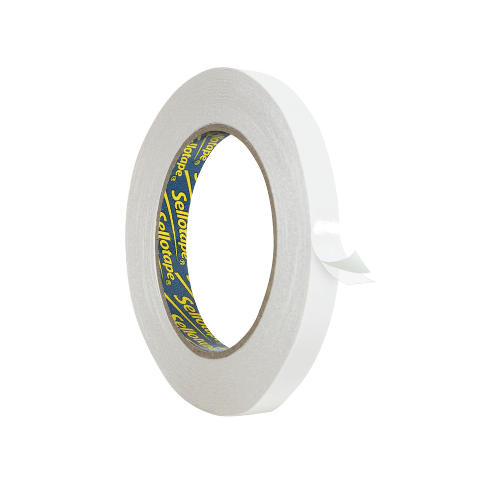 Sellotape Double Sided Tape 12mmx33m (Pack of 8)