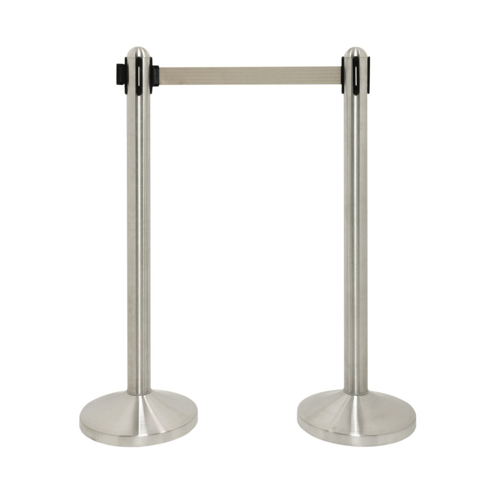 Economy Flexibarrier Stand Chrome VERC3BU