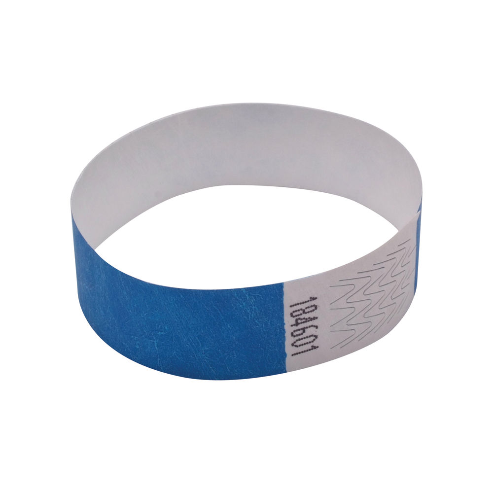 Announce Wrist Band 19mm Blue (Pack of 1000) AA01835