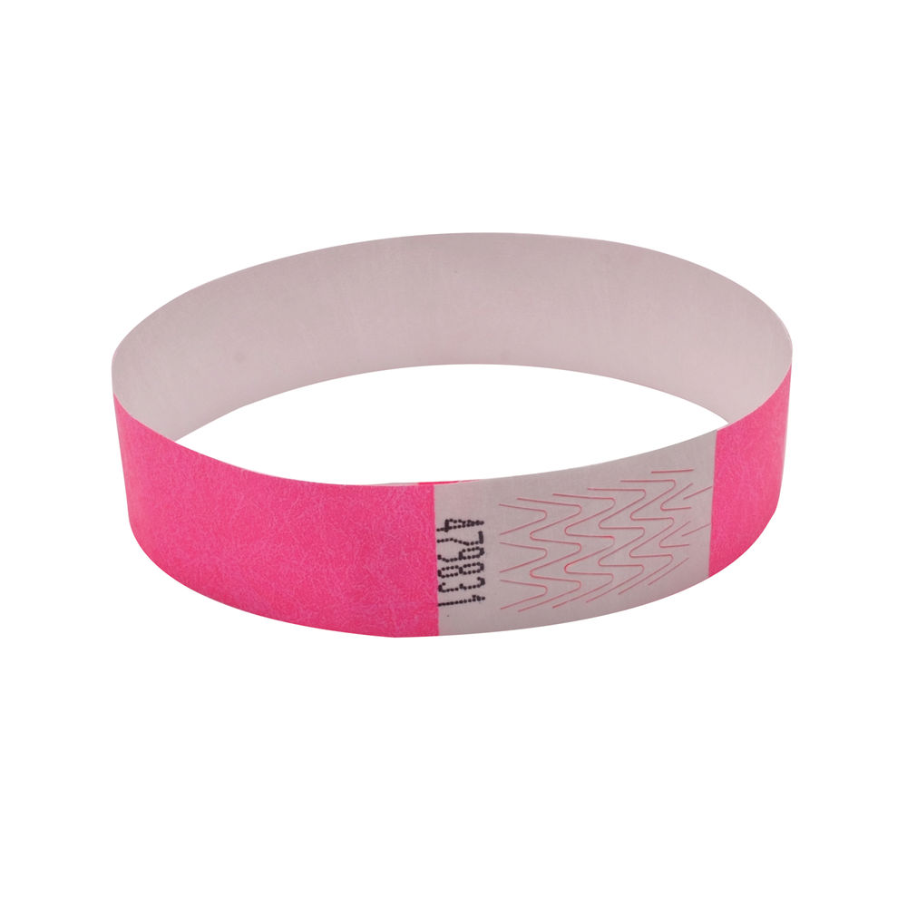 Announce Wrist Band 19mm Pink (Pack of 1000) AA01837