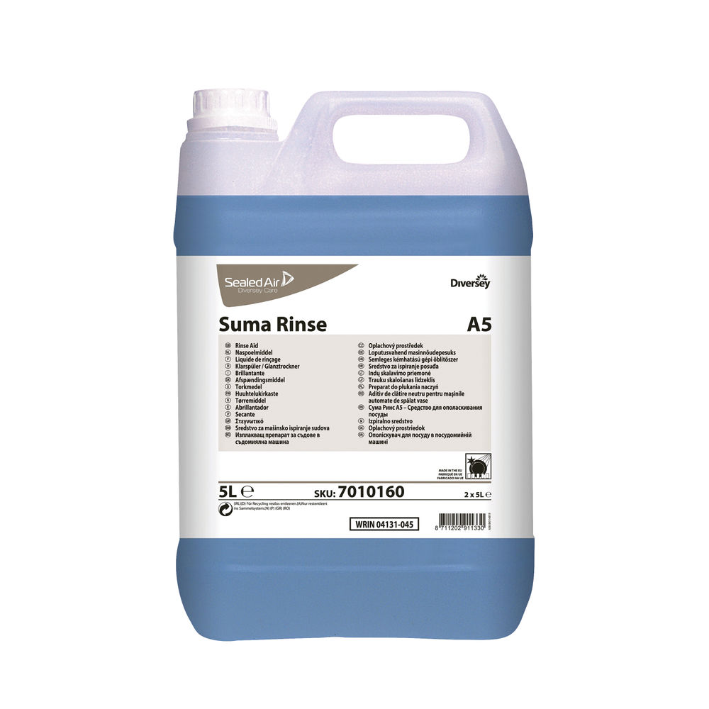 Diversey Suma 5 Litre Rinse Aid (Pack of 2)
