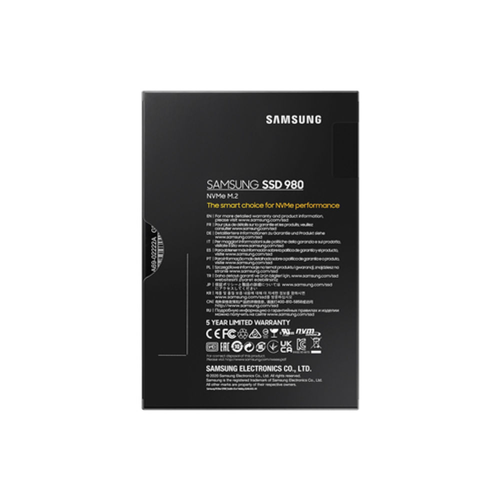 Samsung 980 M.2 500 GB PCI Express 3.0 V-NAND NVMe