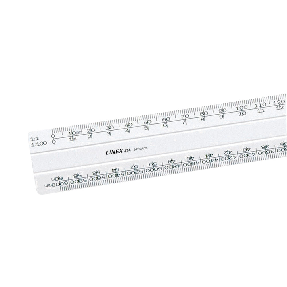 Linex Flat Scale 300mm Ruler - LXH 434