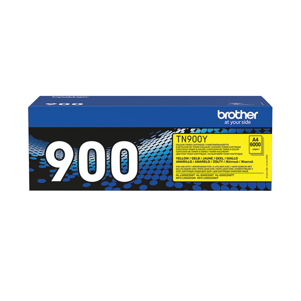 Brother TN-900Y Yellow Toner Cartridge - TN900Y