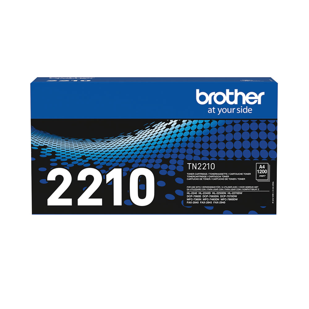 Brother TN-2210 FAX-2940 Laser Black Toner Cartridge TN2210