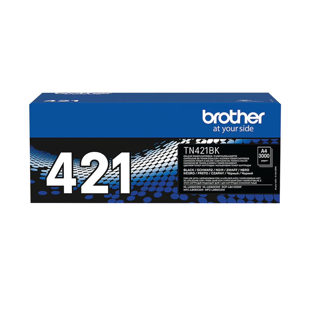 Brother TN421BK Black Toner Cartridge - TN421BK