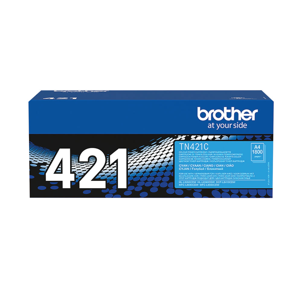 Brother 421 Cyan Toner Cartridge - TN421C