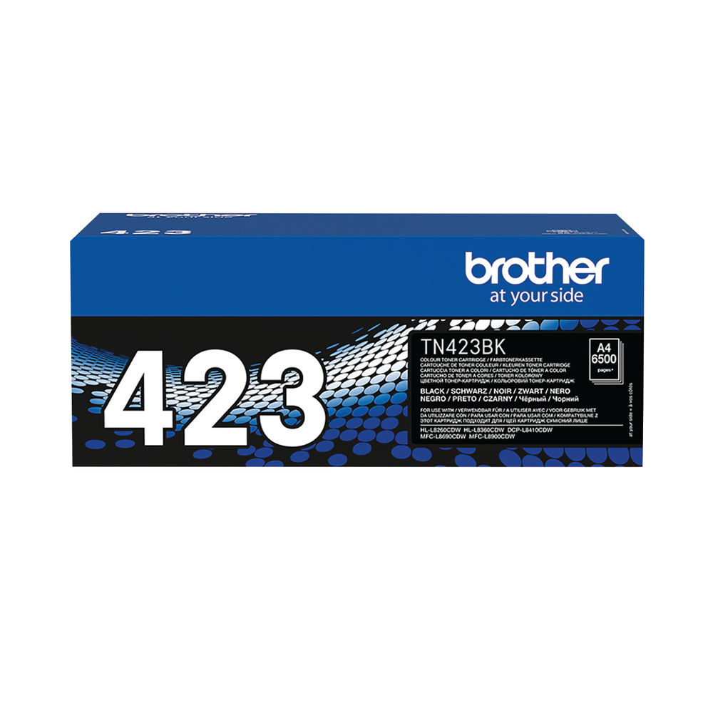 Brother 423 Black High Capacity Toner Cartridge - TN423BK