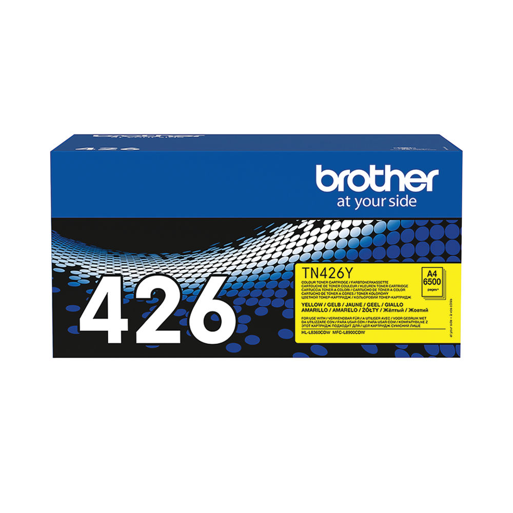 Brother 426 Yellow High Yield Toner Cartridge - TN426Y