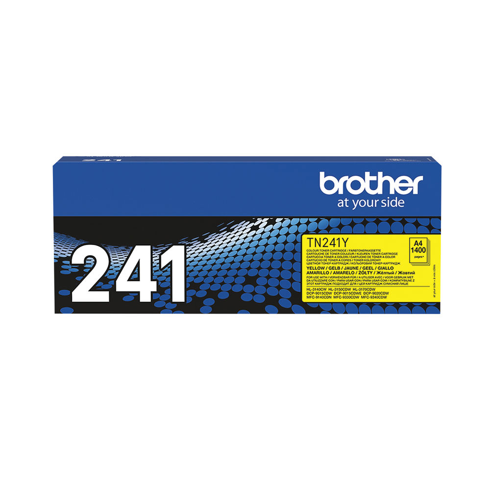 Brother TN241Y Yellow Toner Cartridge - TN241Y