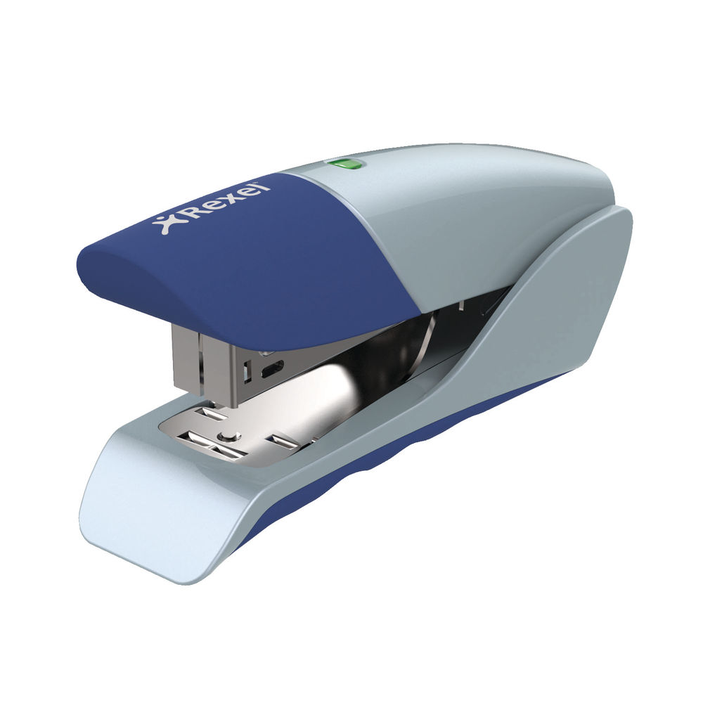 Степлер rexel №24/6 металлический gazelle 25л, серебристо-синий, арт. 2100011 (acco brands, США) (5028252047647)