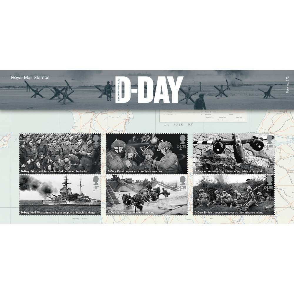 D-Day 75th Anniversary Stamp Presentation Pack 2019
