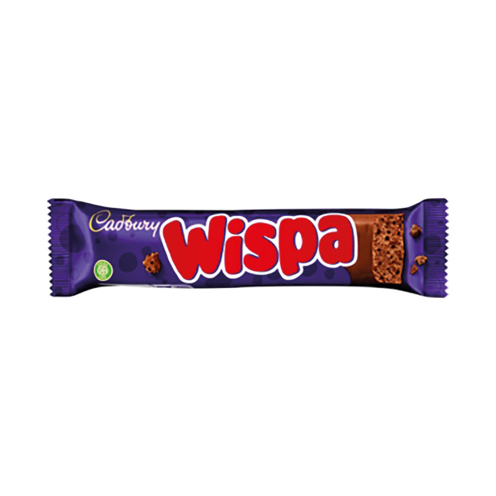 Cadbury Wispa Chocolate Bar (Pack of 48)