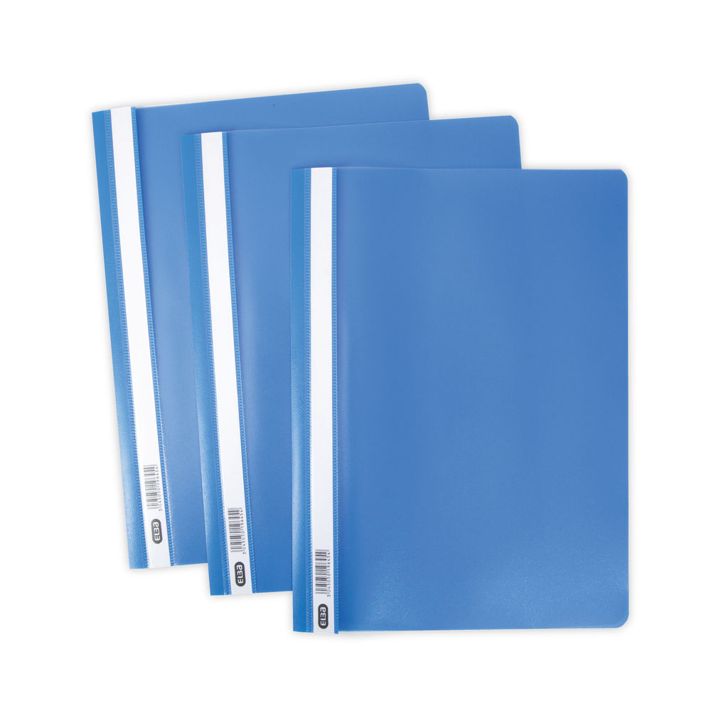 Elba Dark Blue A4 Durable Clearview Folder (Pack of 50)