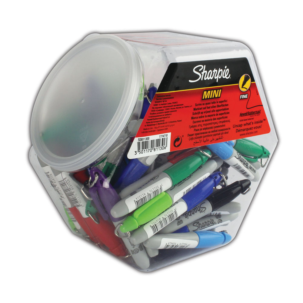 Sharpie Assorted Mini Permanent Marker (Pack of 72)