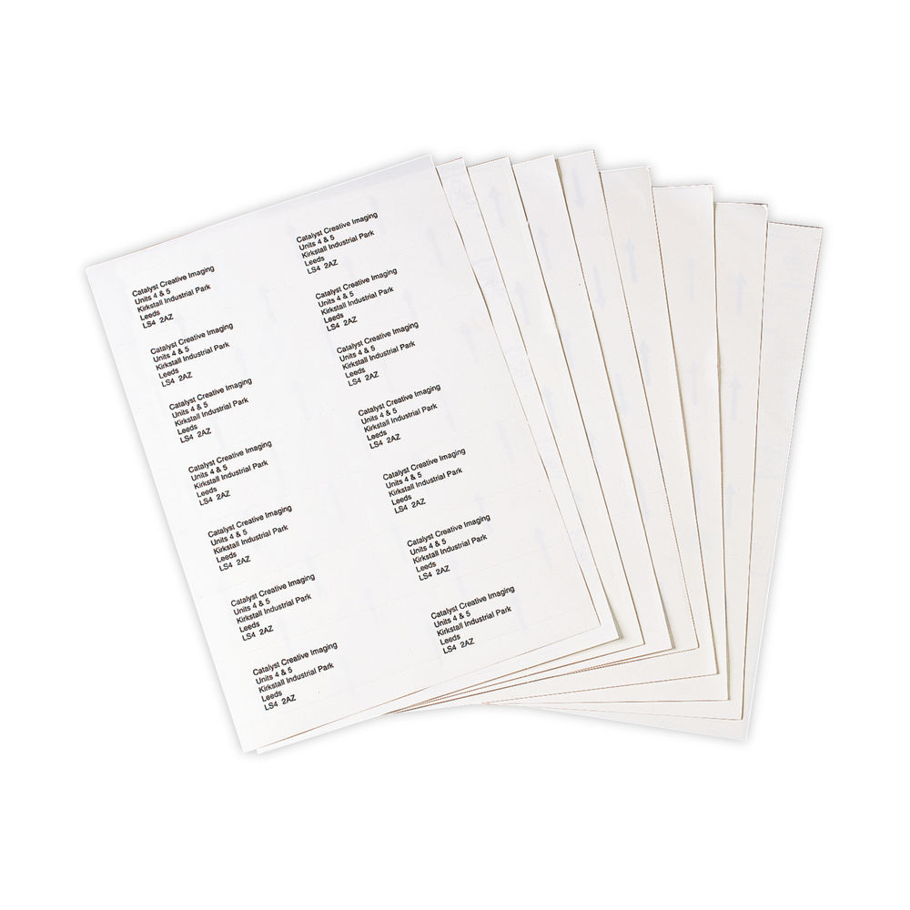 Q-Connect Multipurpose Labels 199.6x289mm 1 Per Sheet White (Pack of 100)