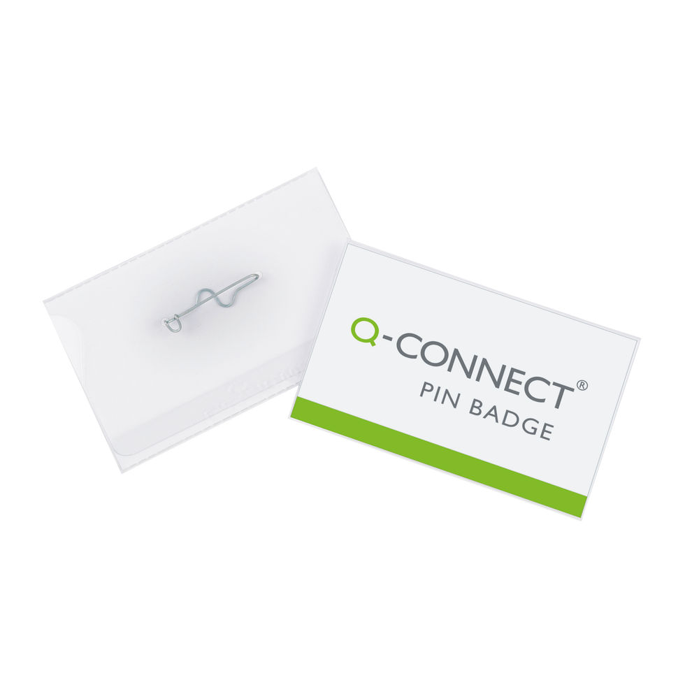 Q-Connect Pin Badge 54x90mm (Pack of 50)