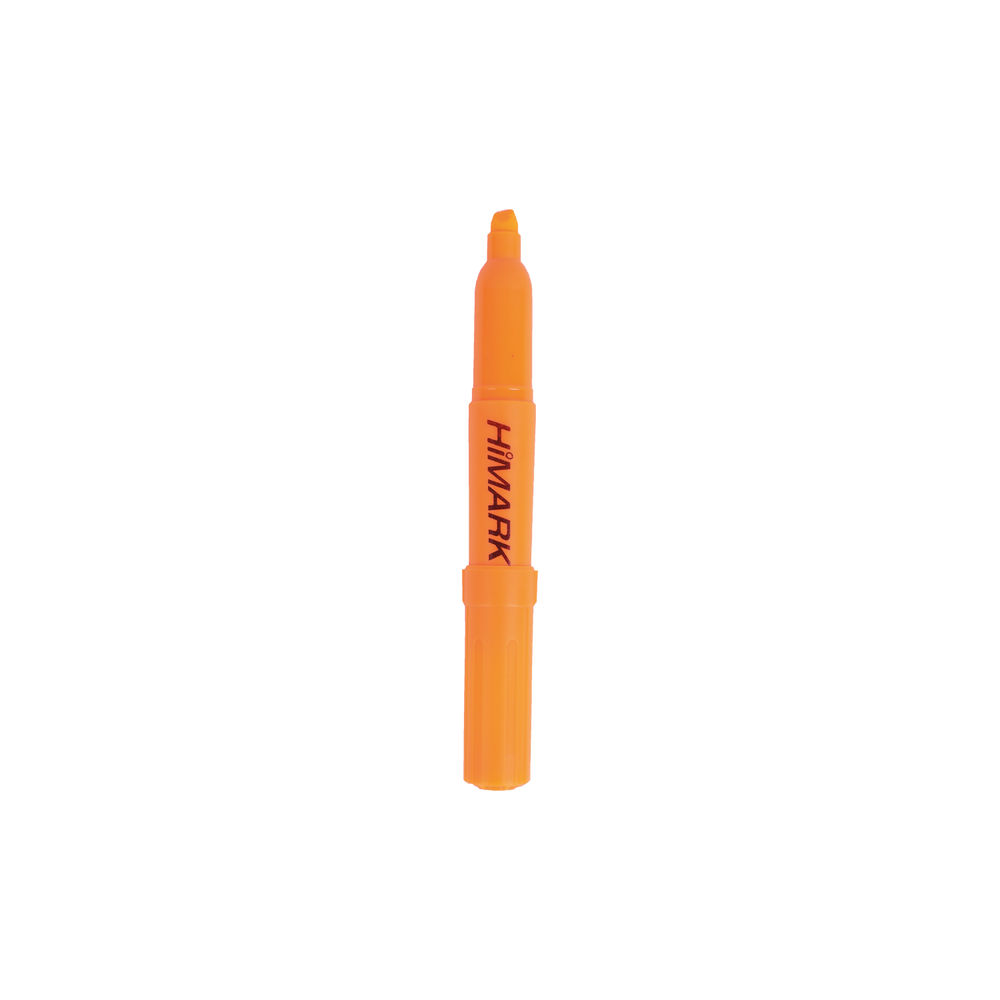 Orange Hi-Glo Highlighter Pens (Pack of 10)