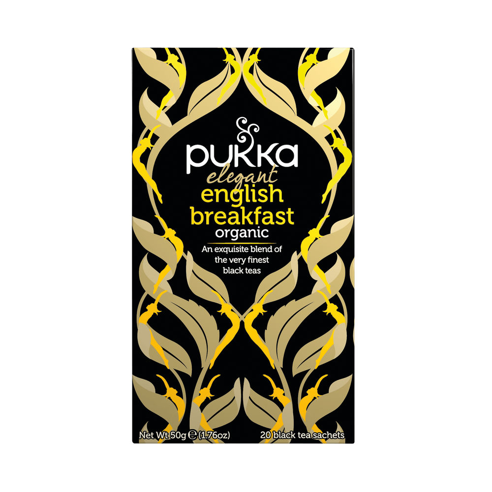 Pukka Elegant English Breakfast Fairtrade Tea Bags (Pack of 20) P5050