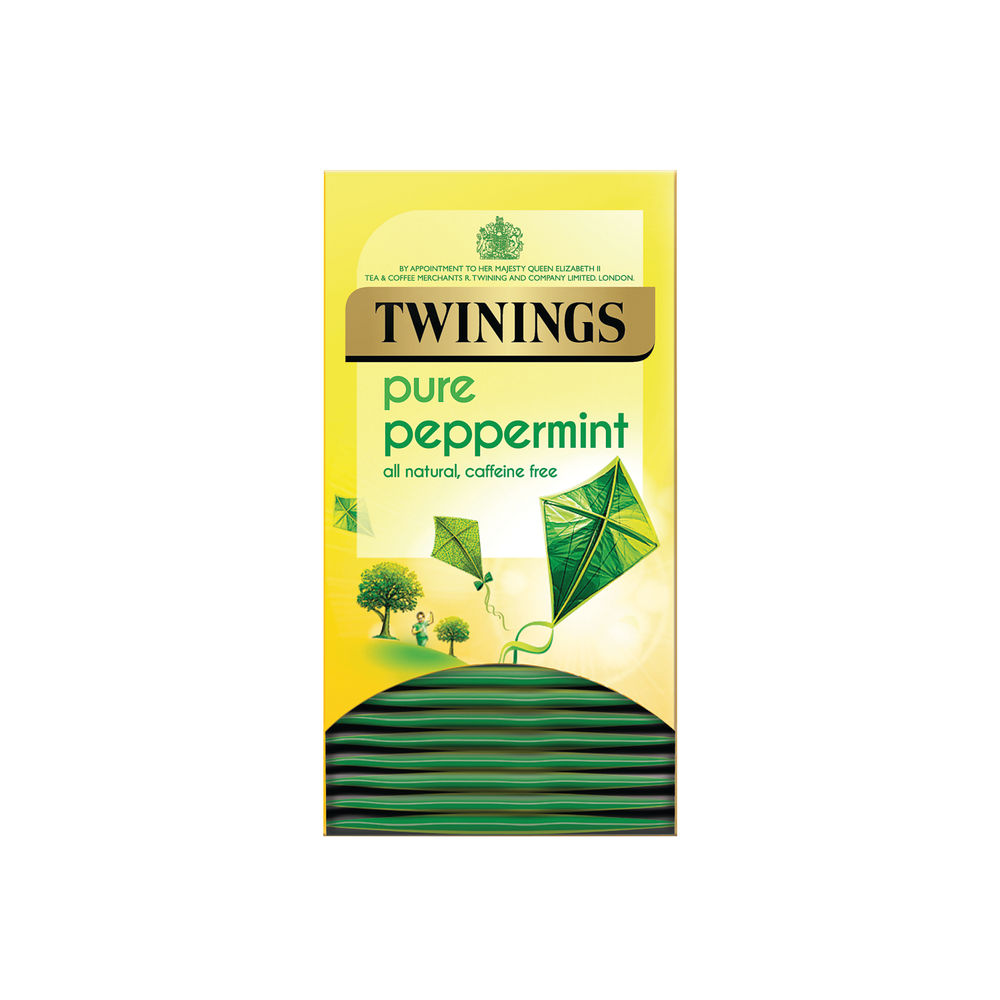 Twinings Pure Peppermint Herbal Infusion Tea Bags (Pack of 20)