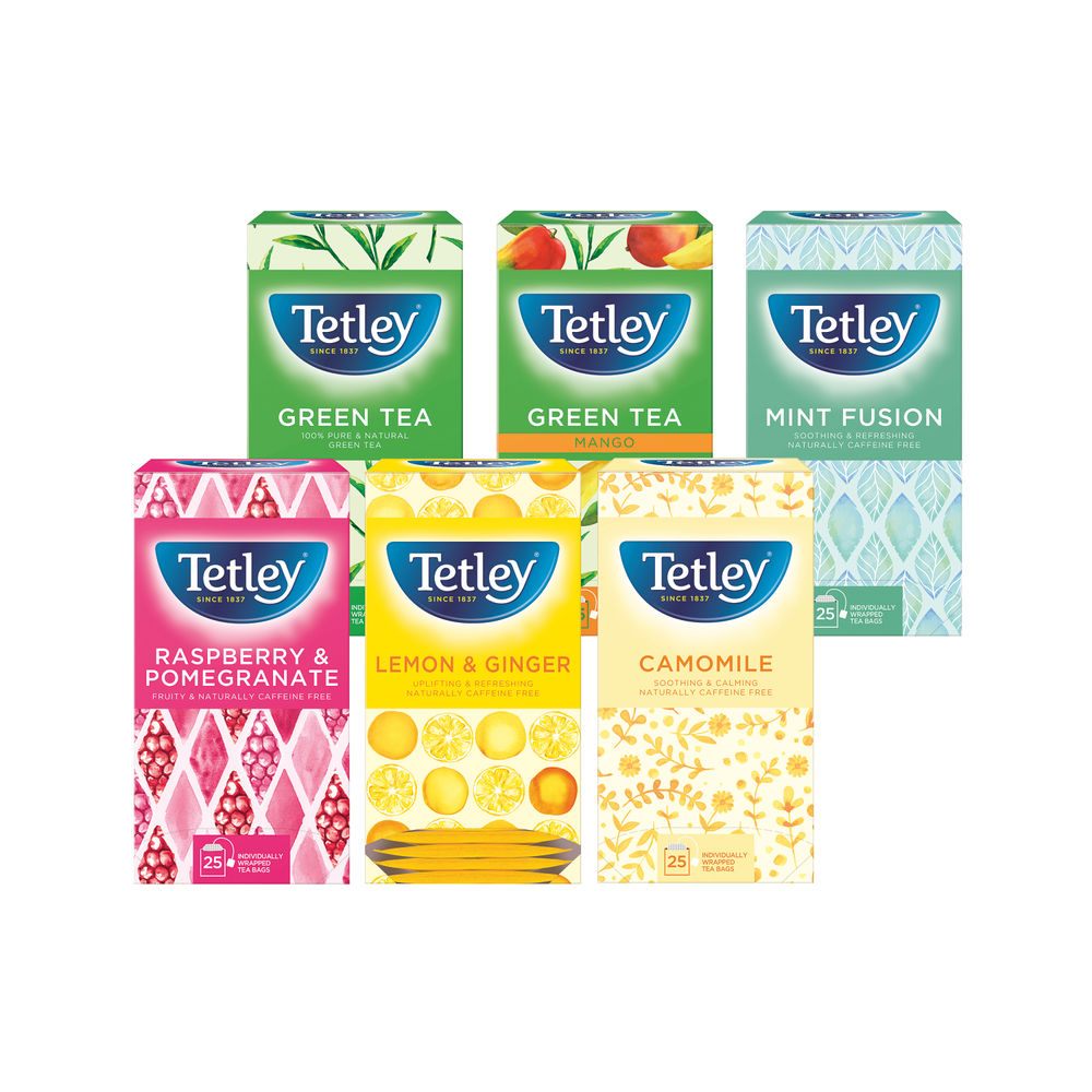 Tetley Fruit and Herbal Tea Starter Pack (Pack of 150) 1581X