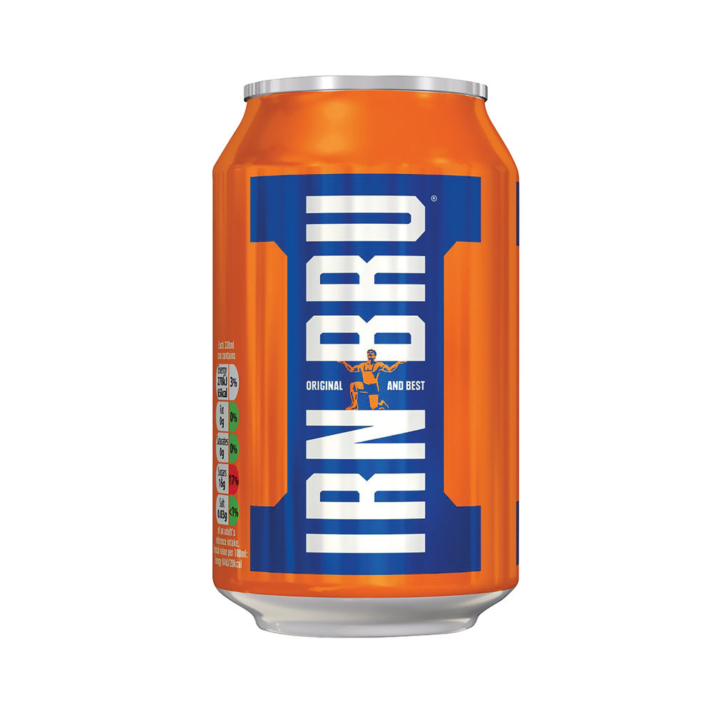 Barrs Irn Bru 330ml Cans (Pack of 24) 982601