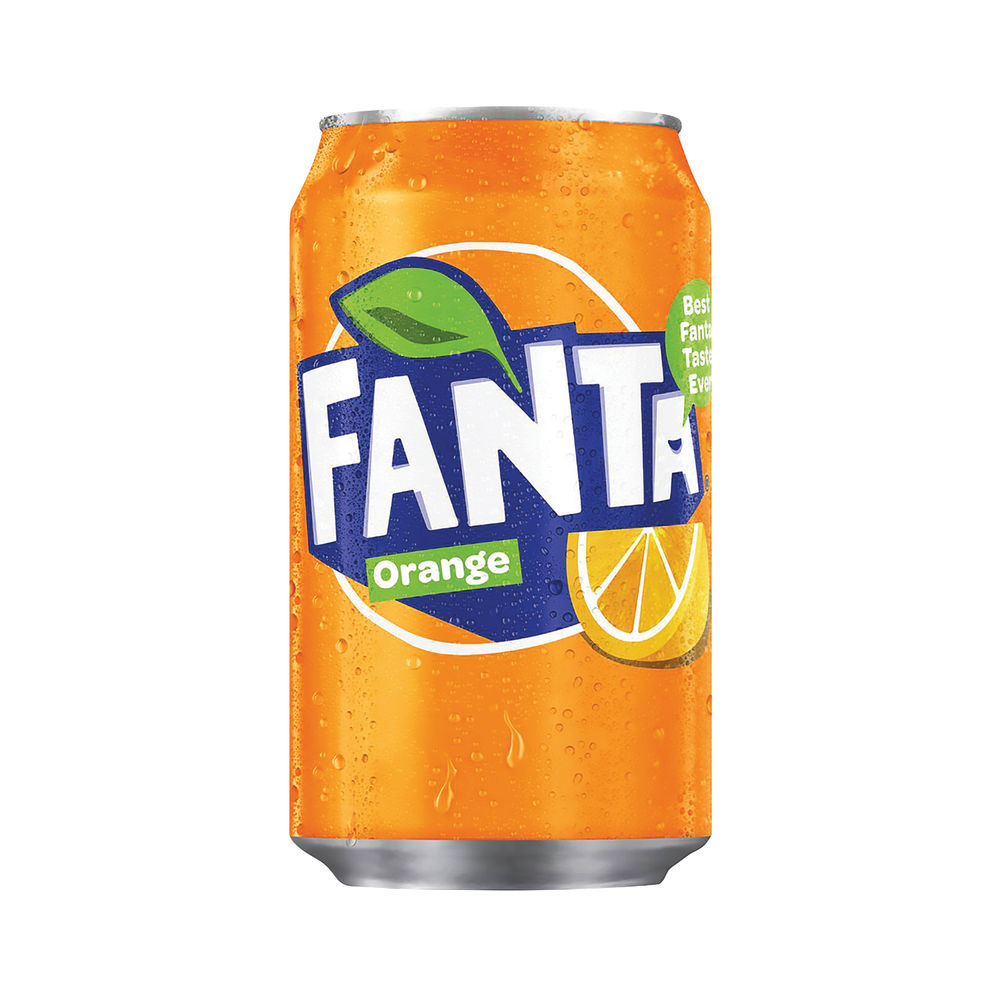 Fanta Orange 330ml Cans, Pack of 24 | A00769