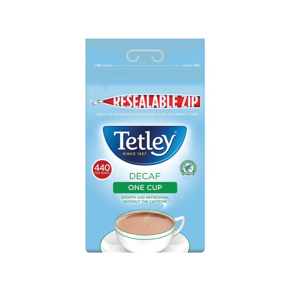 Tetley Decaffeinated Tea Bags 160 per pack