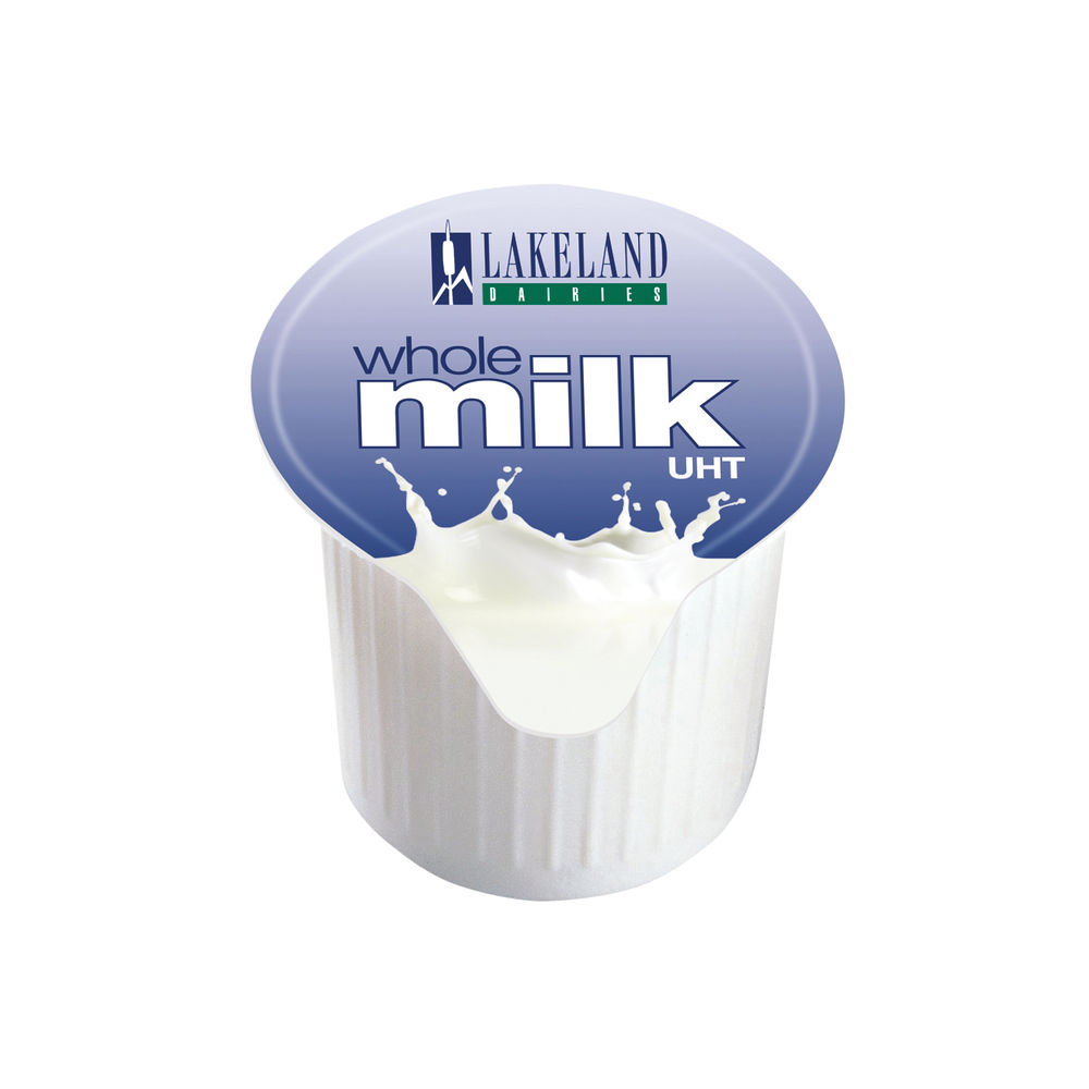 Lakeland Full Fat Milk Pots, Pack of 120 | A01982