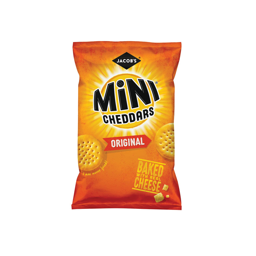 Jacobs Mini Cheddars Big Bag Original 45g (Pack of 30) 36564