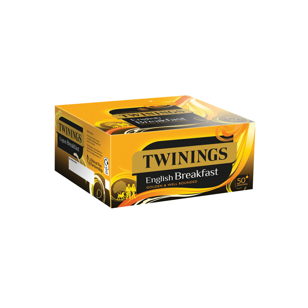 Twinings English Breakfast Envelope Tea Bags (Pack of 300) F09583